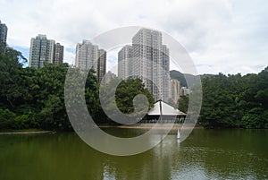 Hongkong, China: Tuen Mun Park Lake