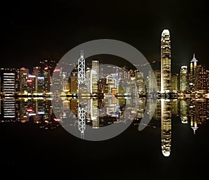 Hongkong skylines at night