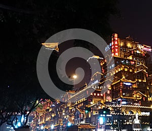 Hongya cave in chongqing, china