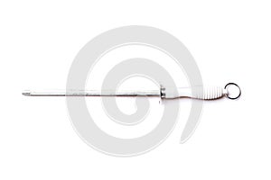 Honing steel with white handle