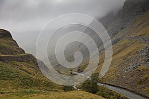 The Honister Pass, Lake Disrict National Park, UK photo