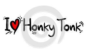 Honky Tonk music style love