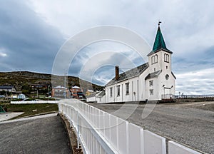 Honningsvag Church in Finnmark county, Norway