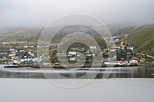 honningsvag in Nordkapp Municipality in Norway