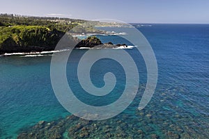 Honolua bay on the west coast of Maui, Hawaii