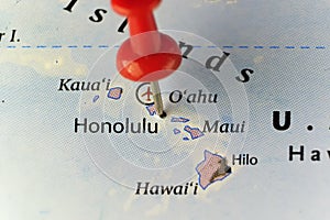 Honolulu city on Hawaii photo