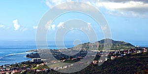 Honolulu's Diamondhead crater