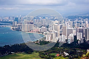 Honolulu's Waikiki Beach district