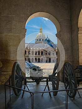 Honorific Courtyard, church of Saint-Louis des Invalides in Paris