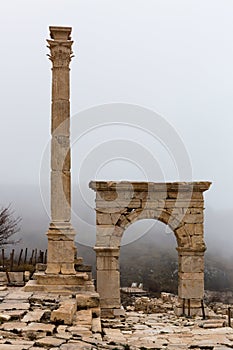 Honorific gate ruins in ancient Sagalassos