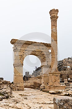Honorific gate ruins in ancient Sagalassos