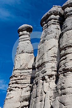 Hoo Doo like Towering white rocks at Abiquiu photo