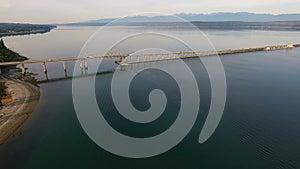 Hood Canal Bridge Puget Sound Highway Transportation Washington State