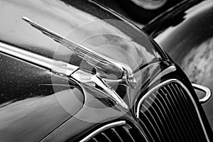 Hood ornament of the mid-size luxury car Citroen Traction Avant