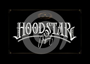 Hood Star Lettering