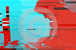 Hooded computer hacker working on desktop PC computer