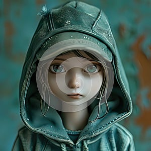 Hoodie Doll: Adorable ZBrush Contest Winner photo