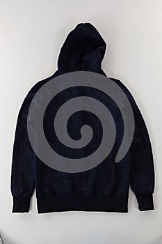 Hoodie jacket on white background