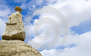 Hoodoo at Bisti Badlands