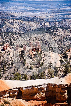 Hoodoo, Farview Point, Bryce Canyon on sunshine