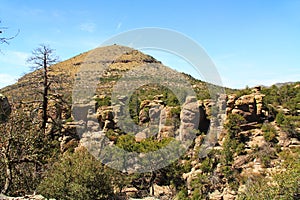 Hoodoo Formations in Chiricahua National Monument, Arizona