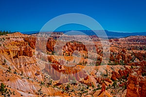 Hoodoo landscape of Bryce Canyon National Park