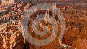 Hoodoo Pinnace walls in Bryce Canyon United States photo