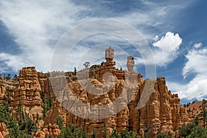 Hoodoo Rock Formations, Bryce Canyon, Utah, USA