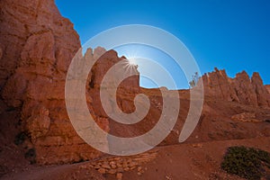 Hoodoos in Bryce canyon national Park, Utah