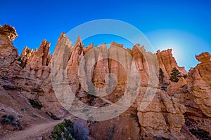 Hoodoos in Bryce canyon national Park, Utah