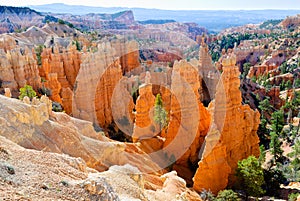 Hoodoos in Bryce Canyon NP