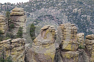 Hoodoos and rock formations at Massai Point - Chiricahua National Monument Arizona