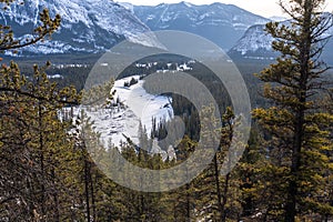 Hoodoos Viewpoint, Banff National Park beautiful scenery.