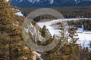 Hoodoos Viewpoint, Banff National Park beautiful scenery.