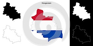 Hoogeveen outline map
