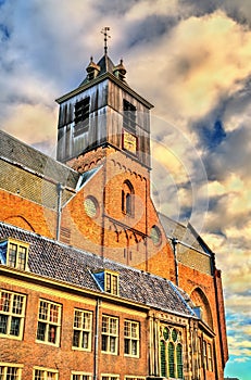 Hooglandse Kerk, a Gothic church in Leiden, the Netherlands