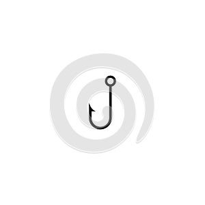 Fish hook vector icon