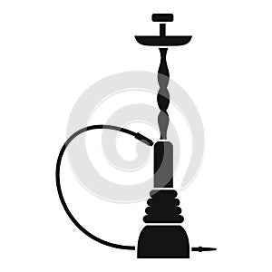 Hookah icon, simple style