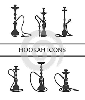 Hookah icons
