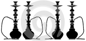 Hookah Nargile Kalyan Vector 03