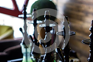 Hookah for smoking in a hookah bar.