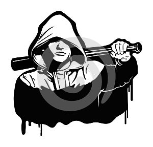 Hooligan - Vector illustration on white