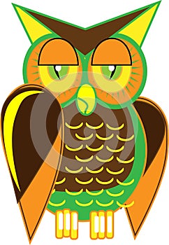 Hoot owl Vector art photo