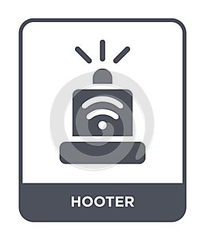 hooter icon in trendy design style. hooter icon isolated on white background. hooter vector icon simple and modern flat symbol for