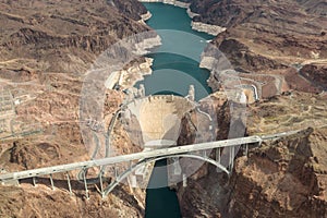 Hoover Dam Aerial View photo