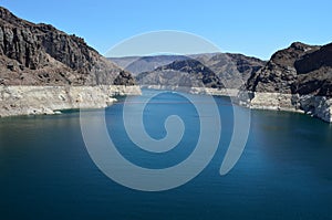 Hoover Dam in Black Canyon of the Colorado River, Nevada