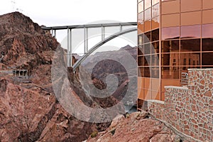 Hoover Dam bypass bridge over Colorado River