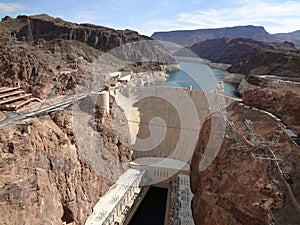 Hoover Dam and Colorado River