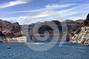 Hoover Dam and Colorado River Bridge