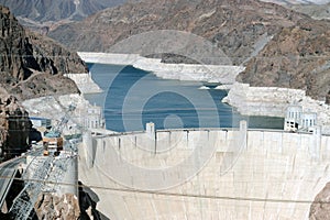 Hoover Dam drought levels in Nevada